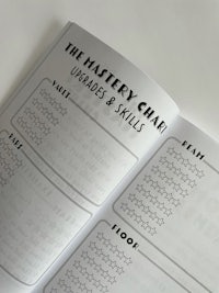 a book with the words'the mastery chain'written on it