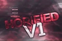 the logo for horrified v