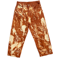 bleach dye one of one screen printed 