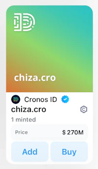 a screenshot of the chiza id app
