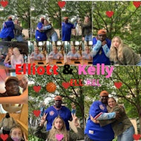 eliott & kelly's valentine's day collage