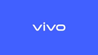 vivo logo on a blue background