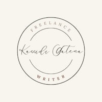 a logo for a freelance writer