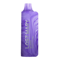 a bottle of lost mary shampoo in purple