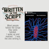 a picture of a worm with the words written in the script