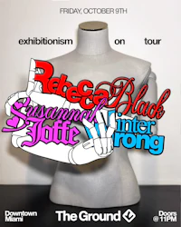 a poster for the rebecca black tour