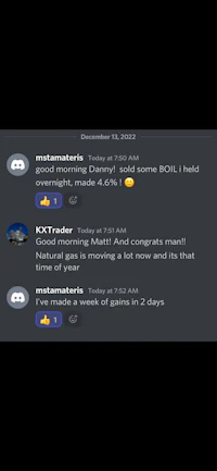 a screenshot of a chat app on a phone