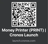 money printer print - cronos launch