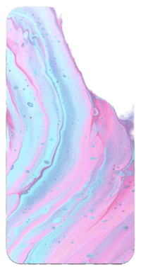 a pink and blue liquid on a black background