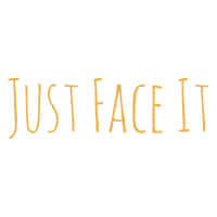 just face it on a black background