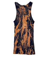 bleach dye one of one screen printed 