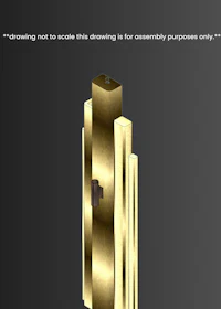 a 3d model of a door with a quote on it
