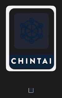 the logo for chintai on a black background