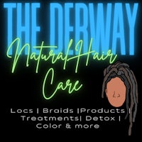 the derway natural hair care logo