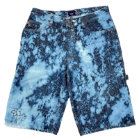 bleach dye one of one screen printed 