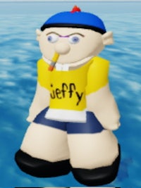 a 3d model of a boy wearing a t shirt and shorts