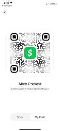 a qr code with the words alien prevost on it