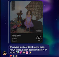 feng shui is giving a mix of 2019 purrdigo