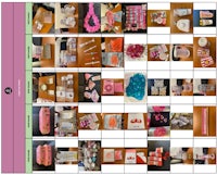 a picture of a calendar with pictures of different items