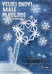 a poster for veliki snowi male pauljie