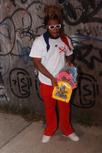 a man with dreadlocks