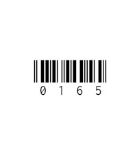 a barcode on a white background