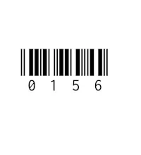 a barcode on a white background
