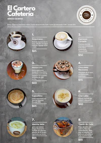 el cartero cafetera infographic