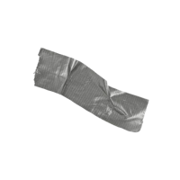 a piece of plastic wrap on a black background