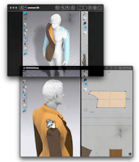 a mannequin and a mannequin on a computer screen
