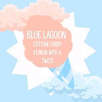 blue lagoon cotton candy with a flavor twist