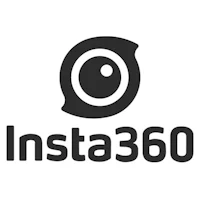 the insta360 logo on a white background