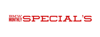bmw special's month logo on a black background