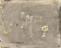 a painting with a lot of paint on it