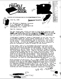 a document with a blue book on it