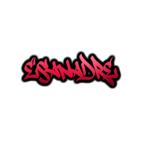 a black background with red graffiti on it