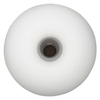 an image of a white light bulb on a white surface