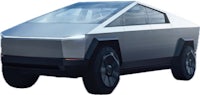 a futuristic vehicle is shown on a white background