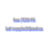 a business card with the word love psychics on it