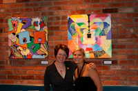 two women posing for a picture