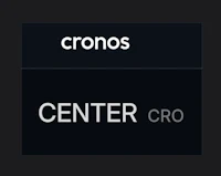 the logo for cronos center cro on a black background