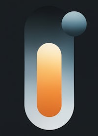 the letter j on a black background