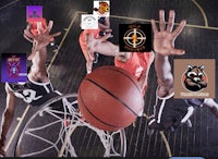 a screenshot of a basketball game on a phone