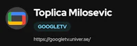 the logo for topica milsevic google tv