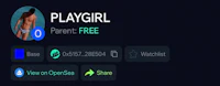 a black screen with the text playgirl parent free