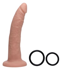 a dildo with a ring and a dildo
