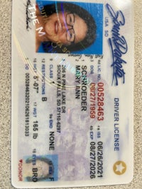 South Dakota Driver License 