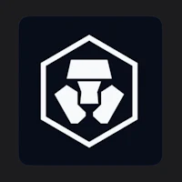 a white hexagonal icon with a black background