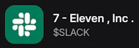 7 eleven, inc logo on a black background