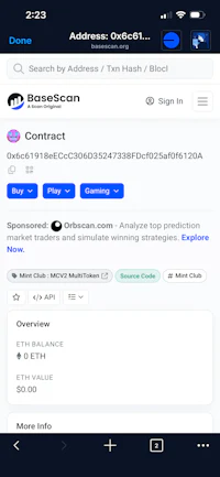 a screenshot of the resecon app on a phone